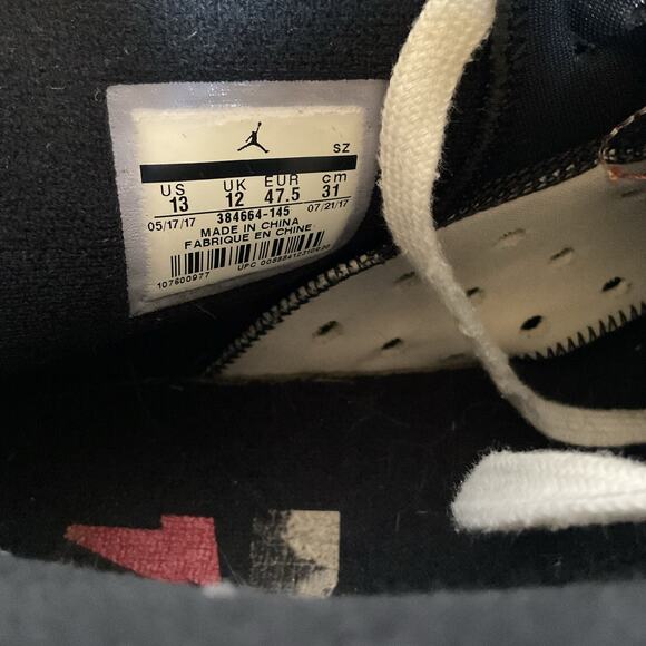 Nike Air Jordan Retro Gatorade Size 13 White Orange Green 384664-145 2017 - Picture 9 of 12